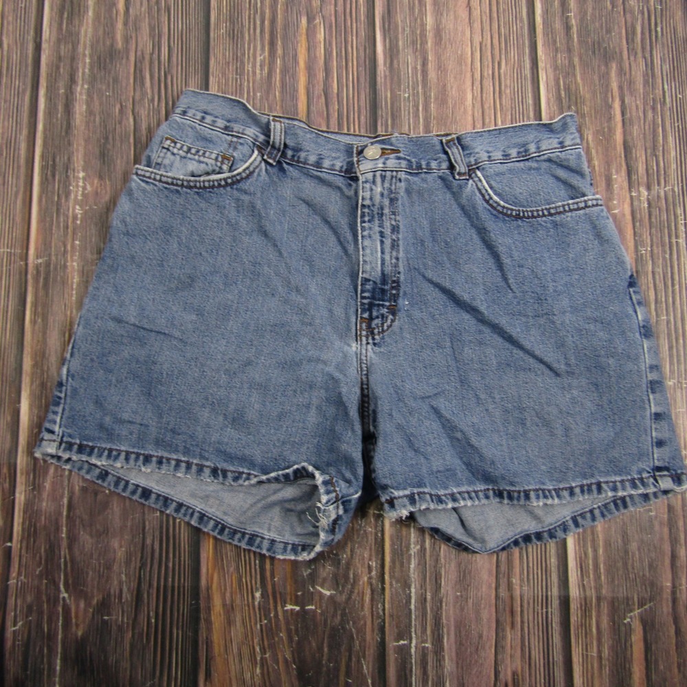 Calvin Klein Jeans Denim Shorts Mens 32 Blue Vintage 90s High Rise Cotton